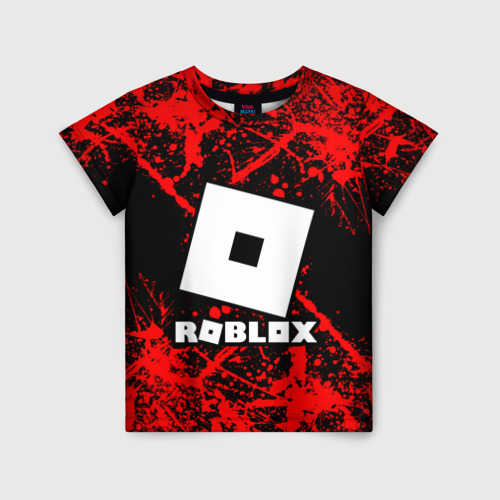 Детская футболка 3D с принтом Roblox, вид спереди #2