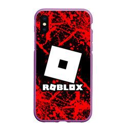 Чехол для iPhone XS Max матовый Roblox