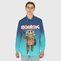 Мужская рубашка oversize 3D Roblox - фото 2