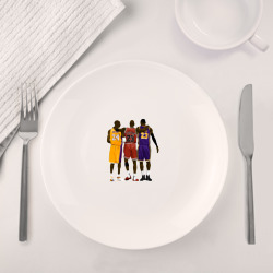 Набор: тарелка + кружка Kobe, Michael, LeBron - фото 2