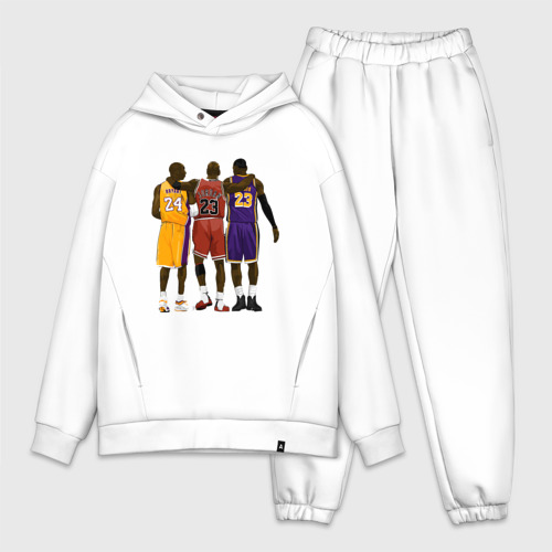 Мужской костюм oversize хлопок Kobe, Michael, LeBron