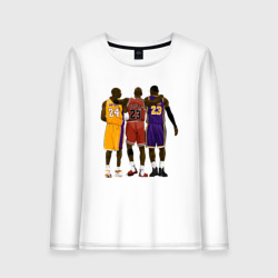 Женский лонгслив хлопок Kobe, Michael, LeBron