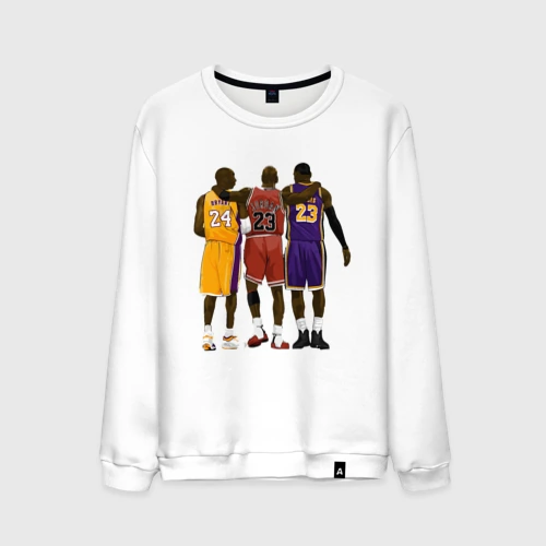 Мужской свитшот хлопок Kobe, Michael, LeBron
