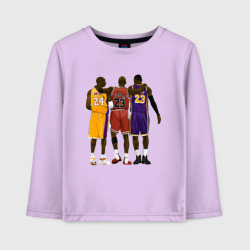 Детский лонгслив хлопок Kobe, Michael, LeBron