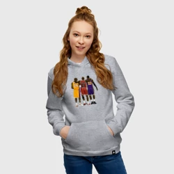 Женская толстовка хлопок Kobe, Michael, LeBron - фото 2