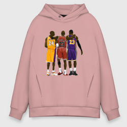 Мужское худи Oversize хлопок Kobe, Michael, LeBron