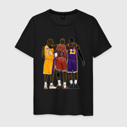 Мужская футболка хлопок Kobe, Michael, LeBron