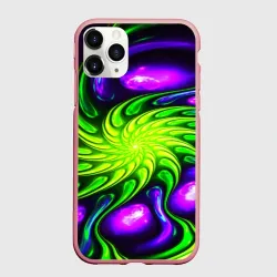 Чехол для iPhone 11 Pro матовый Neon&acid