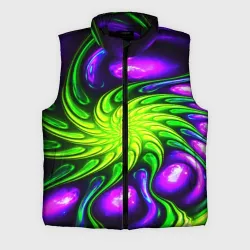 Мужской жилет утепленный 3D Neon&acid