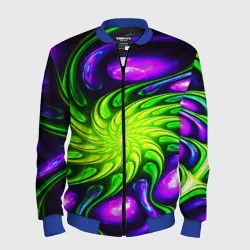 Мужской бомбер 3D Neon&acid