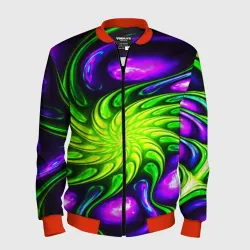 Мужской бомбер 3D Neon&acid