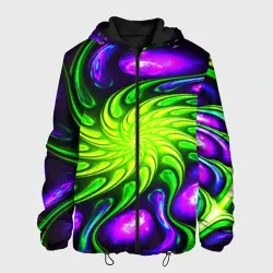 Мужская куртка 3D Neon&acid