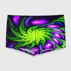 Мужские купальные плавки 3D Neon&acid