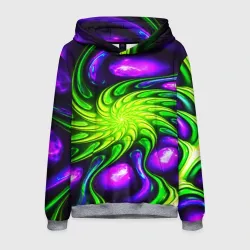 Мужская толстовка 3D Neon&acid