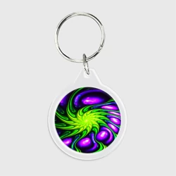 Брелок круглый Neon&acid