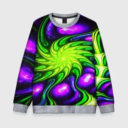 Детский свитшот 3D Neon&acid