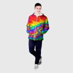 Мужская куртка 3D Tie-dye - фото 2