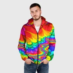 Мужская ветровка 3D Tie-dye - фото 2