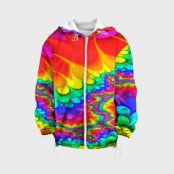 Детская куртка 3D Tie-dye