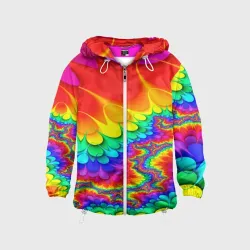 Детская ветровка 3D Tie-dye