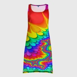 Платье-майка 3D Tie-dye
