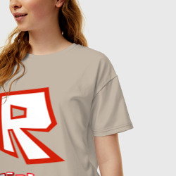 Женская футболка хлопок Oversize R - фото 2