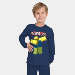 Детская пижама с лонгсливом хлопок Roblox Dab - фото 2