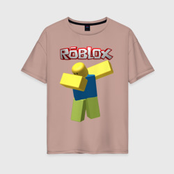 Женская футболка хлопок Oversize Roblox Dab