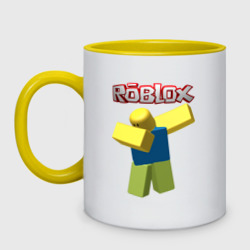 Кружка двухцветная Roblox Dab