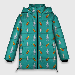 Женская зимняя куртка Oversize Futurama bender