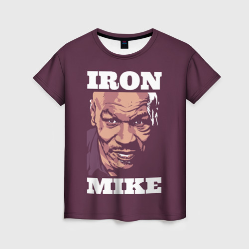 Женская футболка 3D Mike Tyson, цвет 3D печать