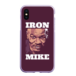 Чехол для iPhone XS Max матовый Mike Tyson