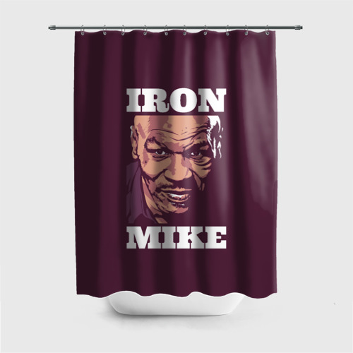 Штора 3D для ванной Mike Tyson