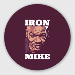 Круглый коврик для мышки Mike Tyson