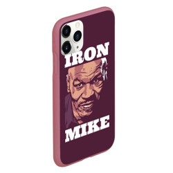 Чехол для iPhone 11 Pro матовый Mike Tyson - фото 2