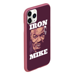 Чехол для iPhone 11 Pro Max матовый Mike Tyson - фото 2