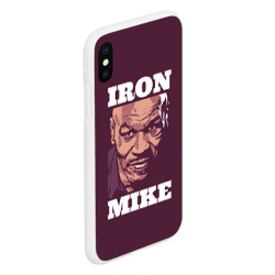 Чехол для iPhone XS Max матовый Mike Tyson - фото 2