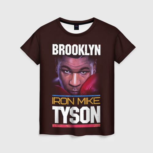 Женская футболка 3D Mike Tyson, цвет 3D печать