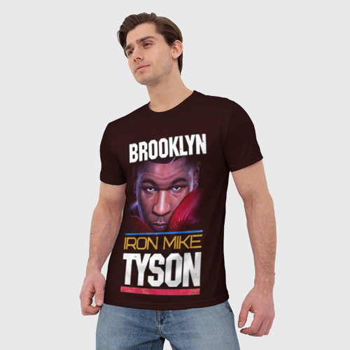 Мужская футболка 3D Mike Tyson, цвет 3D печать - фото 3