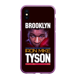 Чехол для iPhone XS Max матовый Mike Tyson