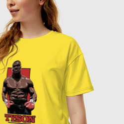 Женская футболка хлопок Oversize Tyson - фото 2