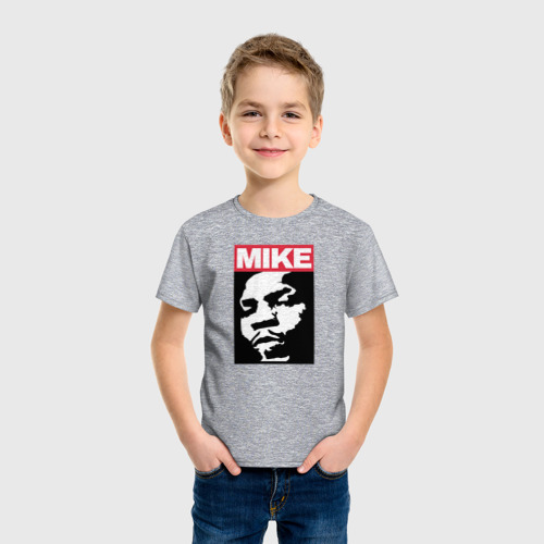 Детская футболка хлопок с принтом Tyson, фото на моделе #1