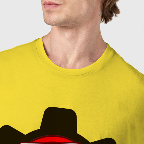 Мужская футболка хлопок ROBLOX, цвет желтый - фото 6