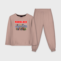 Детская пижама с лонгсливом хлопок Roblox