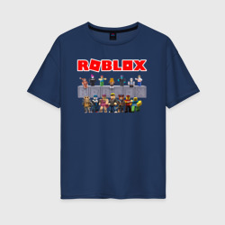 Женская футболка хлопок Oversize Roblox