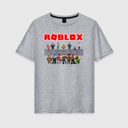 Женская футболка хлопок Oversize Roblox