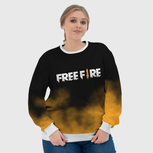 Женский свитшот 3D Free fire, цвет 3D печать - фото 6