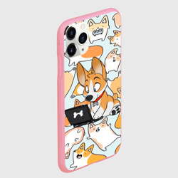 Чехол для iPhone 11 Pro Max матовый Корги - фото 2