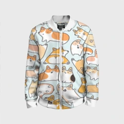 Детский бомбер 3D Корги