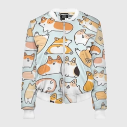 Женский бомбер 3D Корги